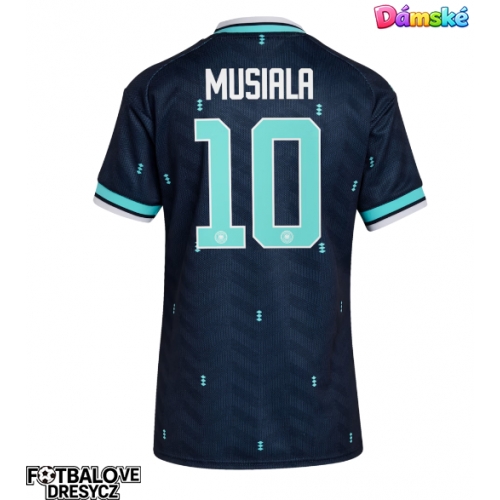 Německo Jamal Musiala #10 Dámské Venkovní Dres MS 2026 Krátký Rukáv Německo Jamal Musiala #10 Dámské Venkovní Dres MS 2026 Krátký Rukáv